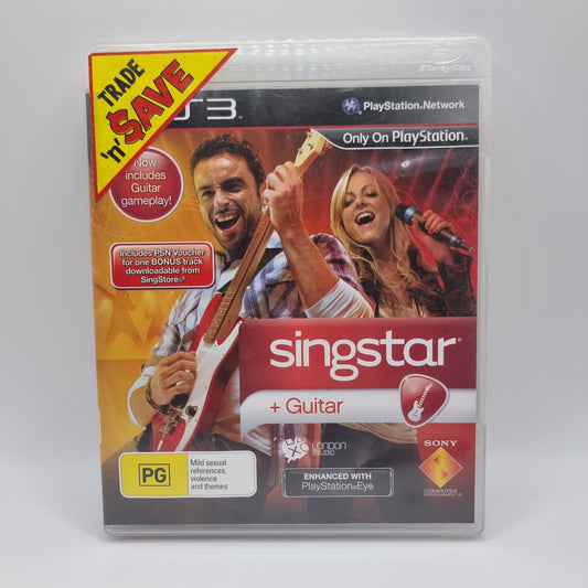 Singstar Guitar PS3 Game - Pre-Owned