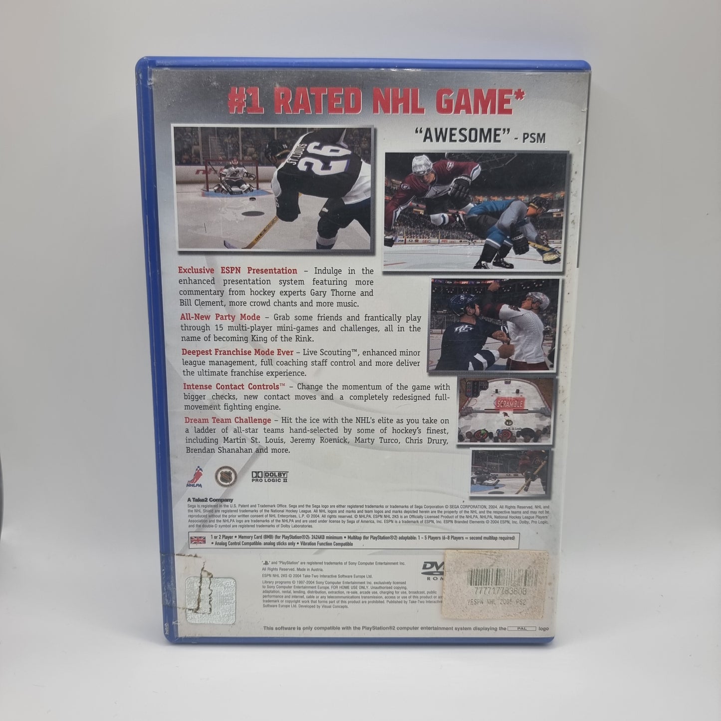 ESPN NHL 2K5 PS2 Game