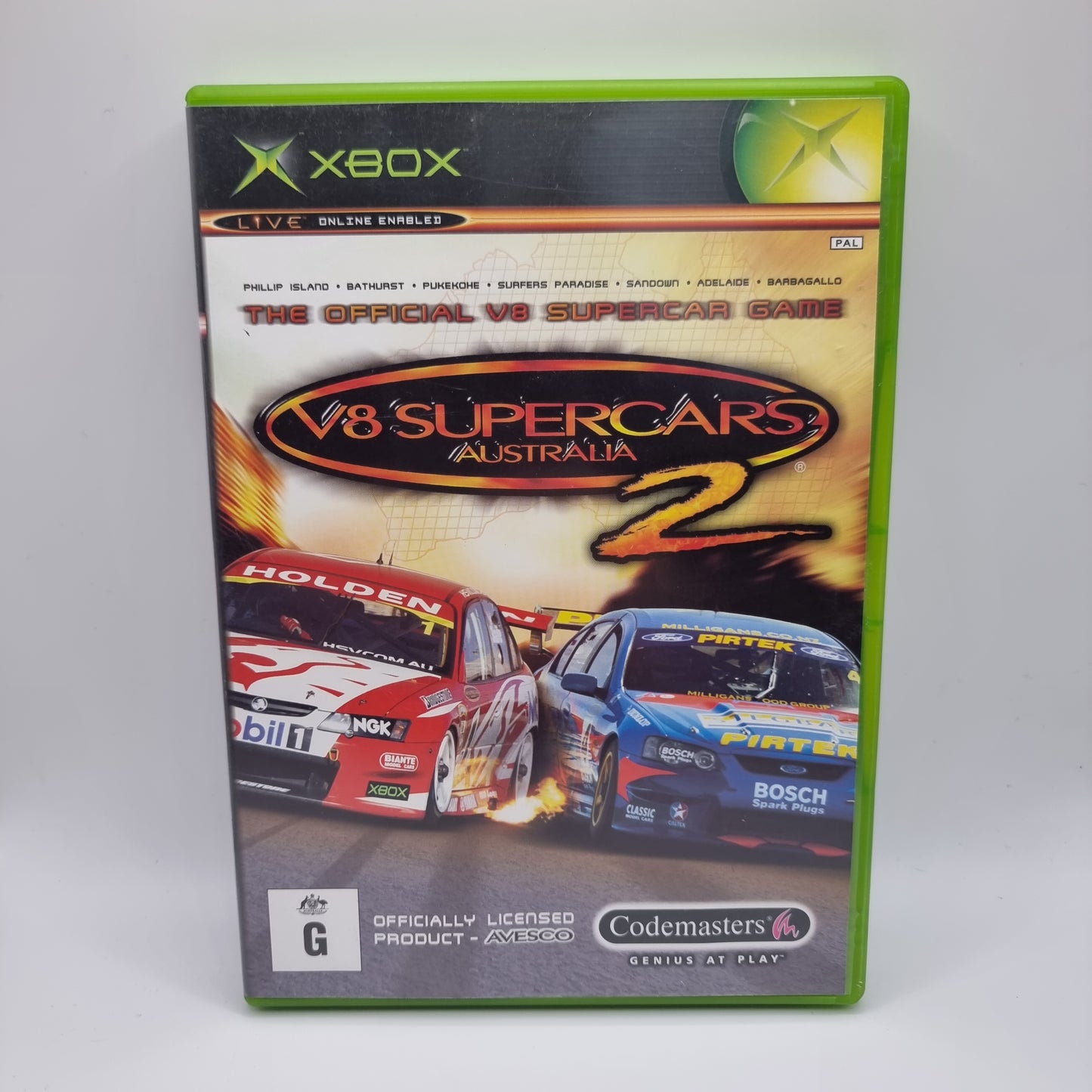 V8 Supercars Australia 2 Xbox Game - Pre-Owned