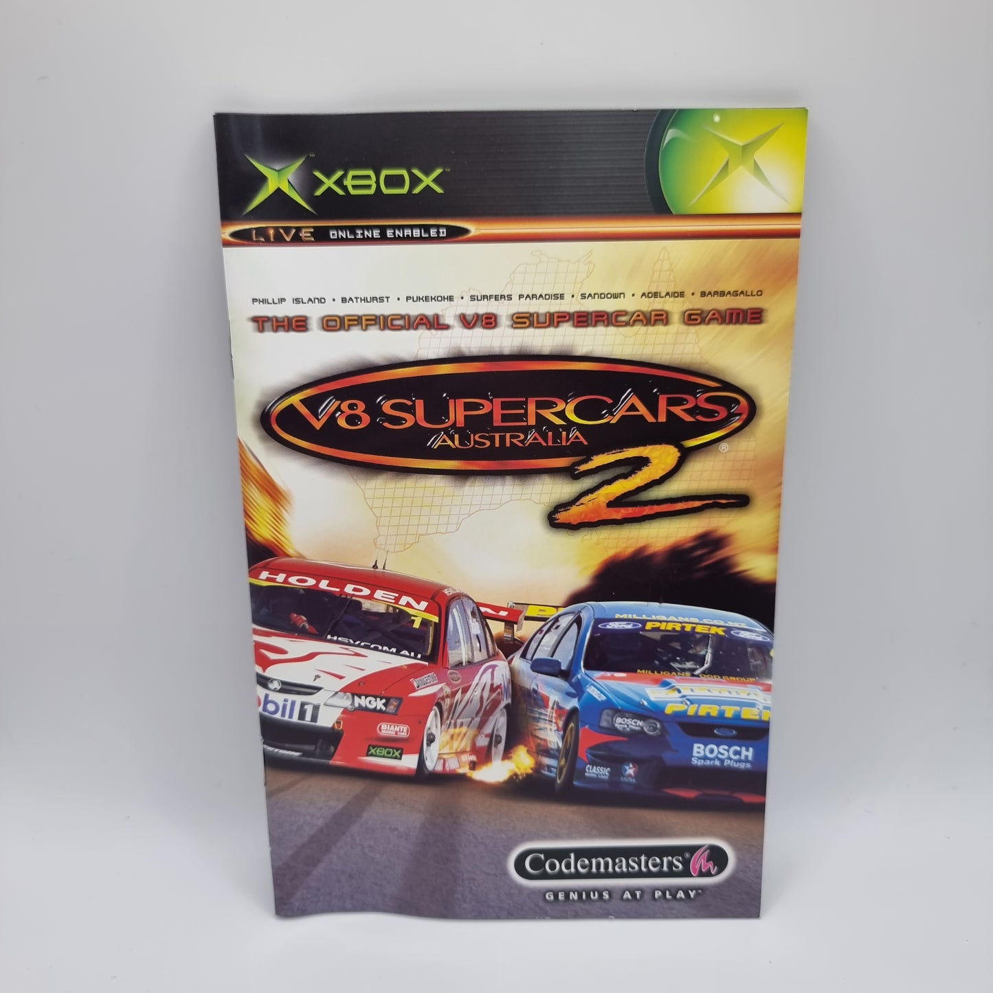 V8 Supercars Australia 2 Xbox Game - Pre-Owned