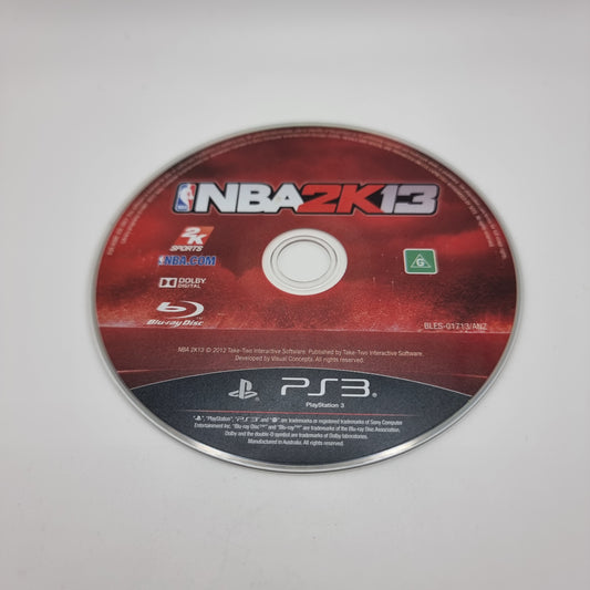 NBA 2K13 PS3 Game - Disc Only - Pre-Owned