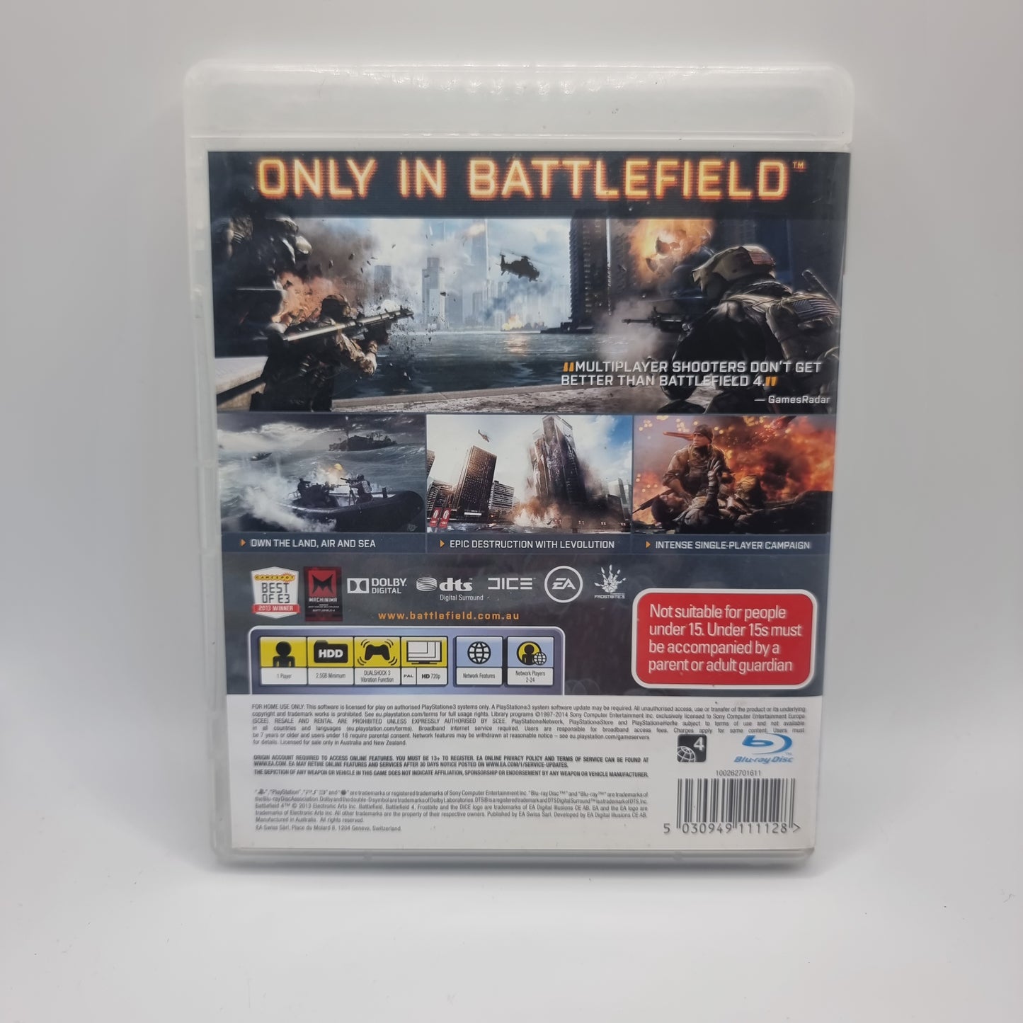 Battlefield 4 PS3 Game