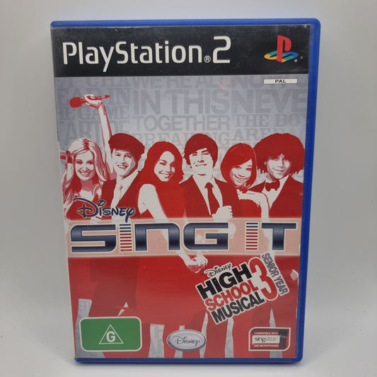 Sing It! High School Musical 3 - Senior Year PS2 Game