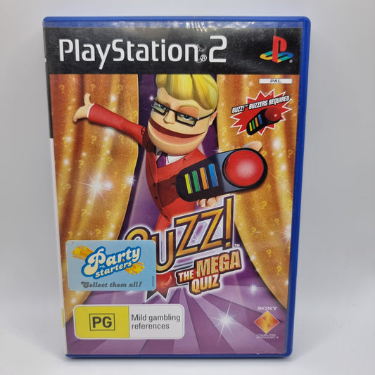 Buzz! The Mega Quiz PS2 Game