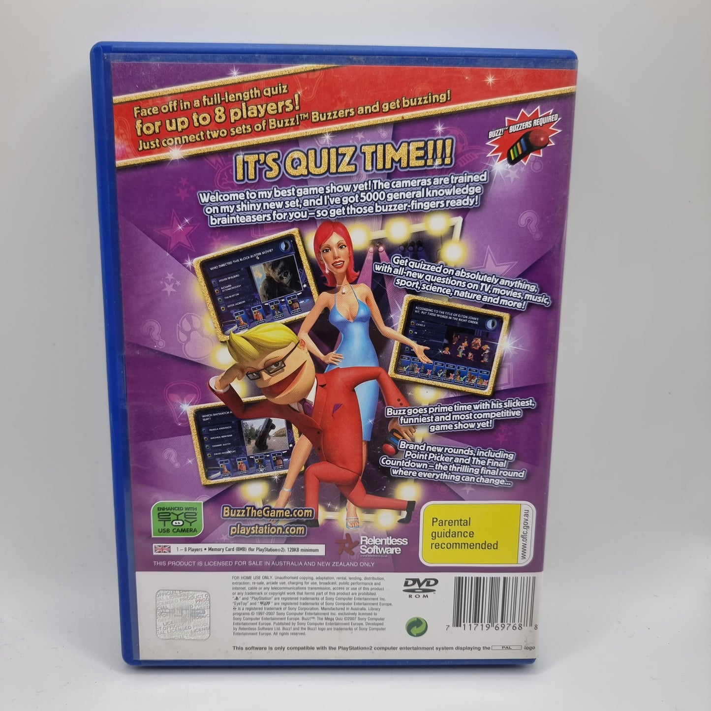 Buzz! The Mega Quiz PS2 Game