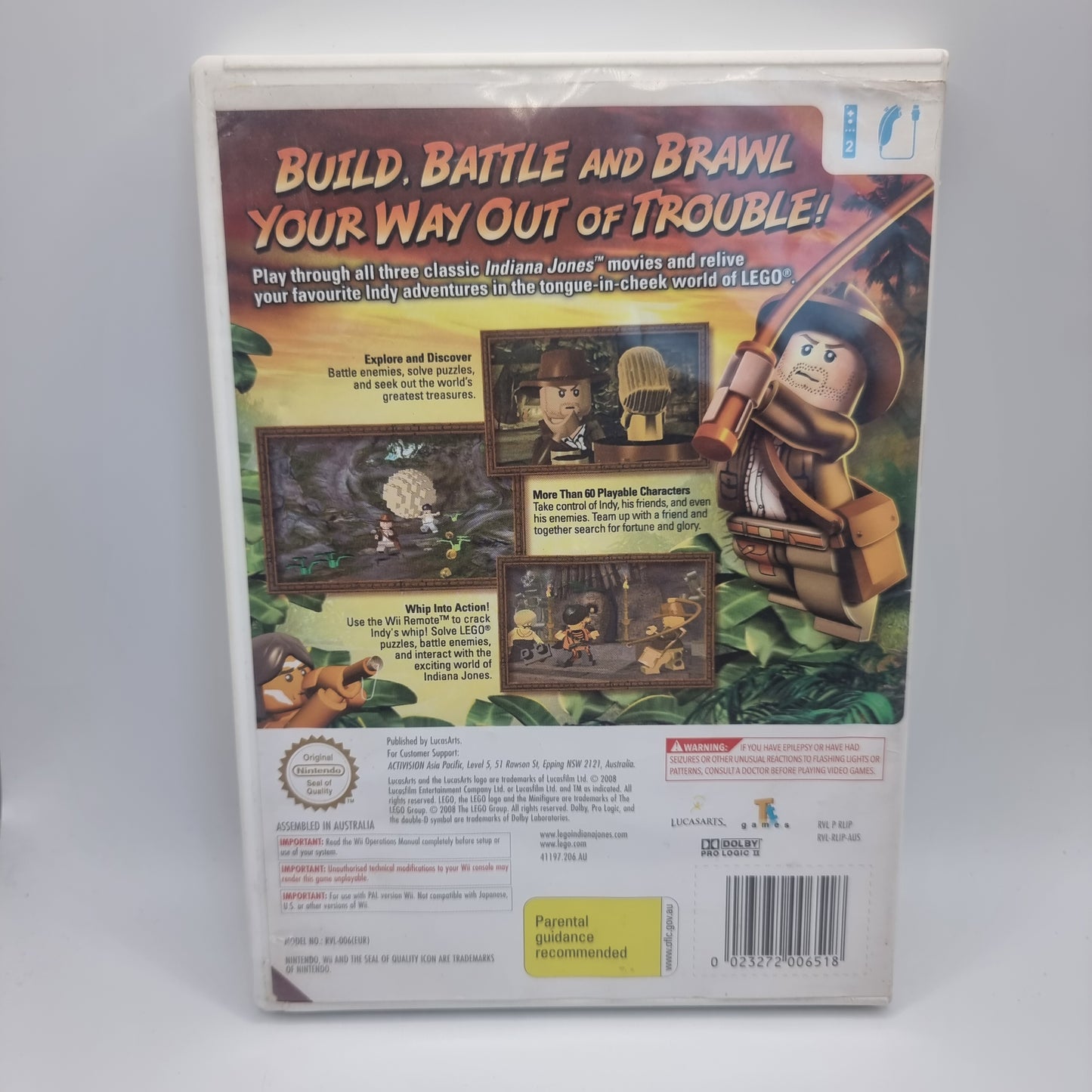 LEGO Indiana Jones - The Original Adventures Wii Game