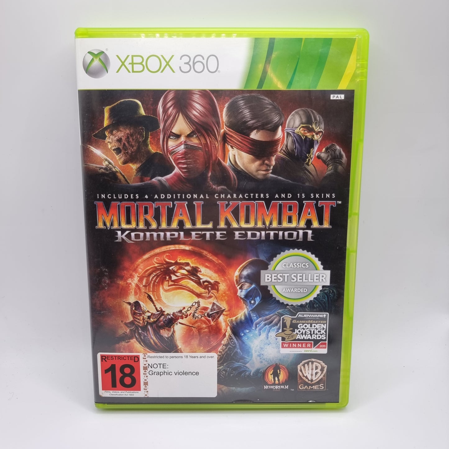 Mortal Kombat Komplete Edition Xbox 360 Game