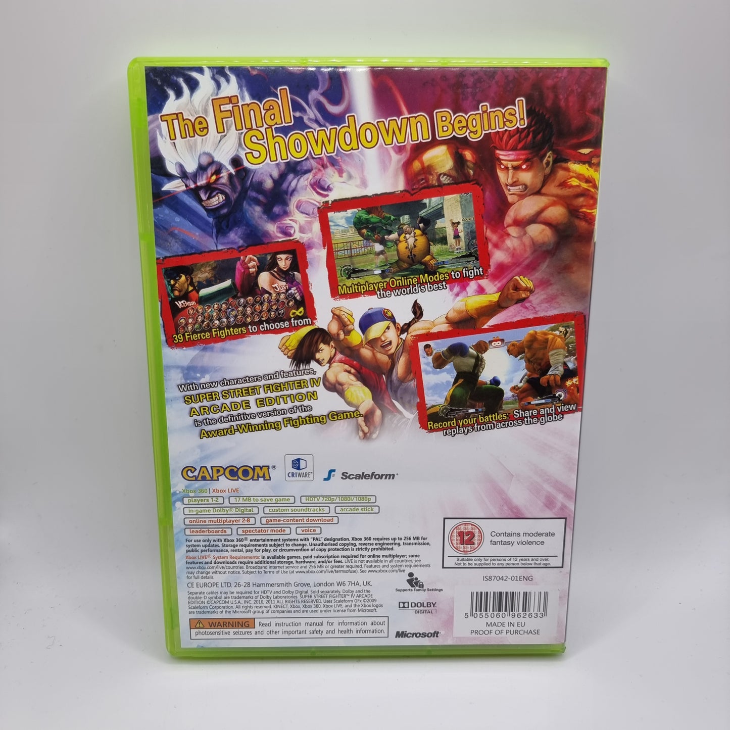 Super Street Fighter IV Arcade Edition Xbox 360 Game