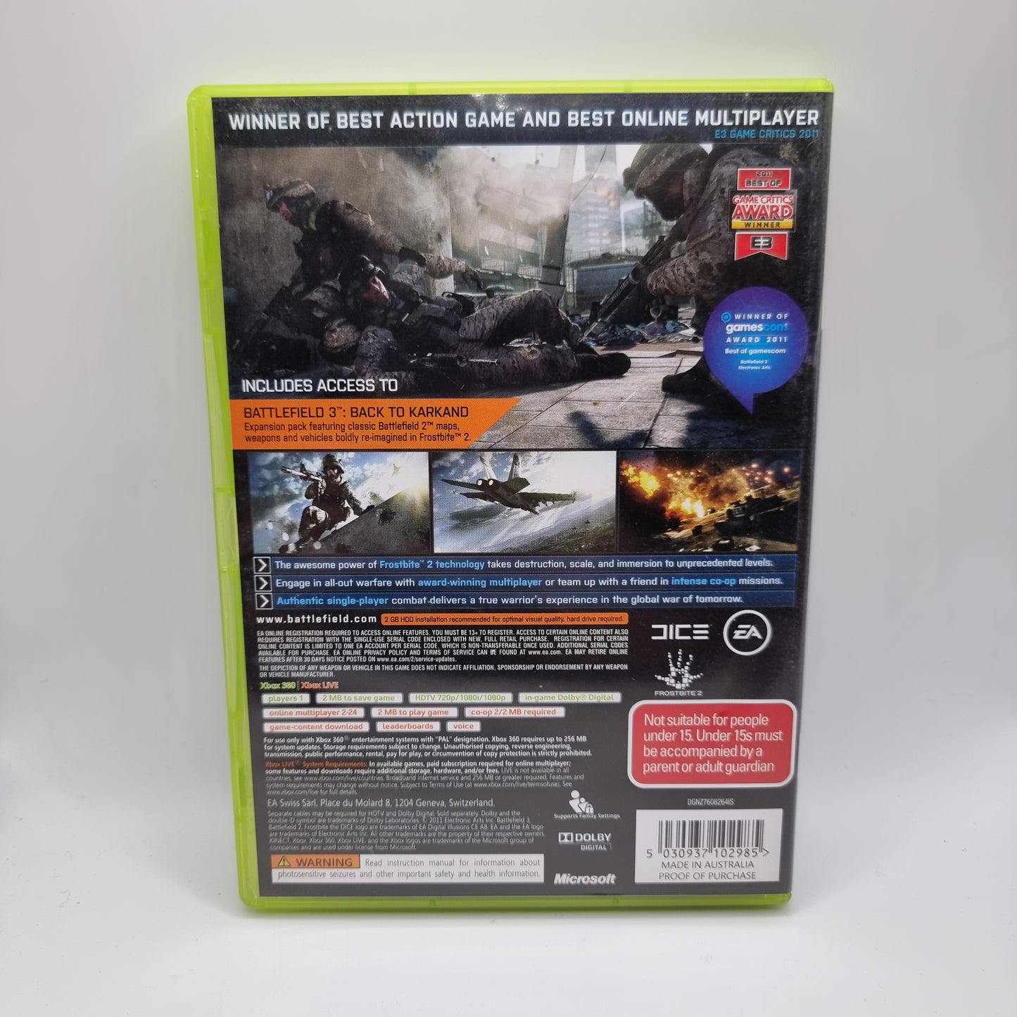 Battlefield 3 Limited Edition Xbox 360 Game