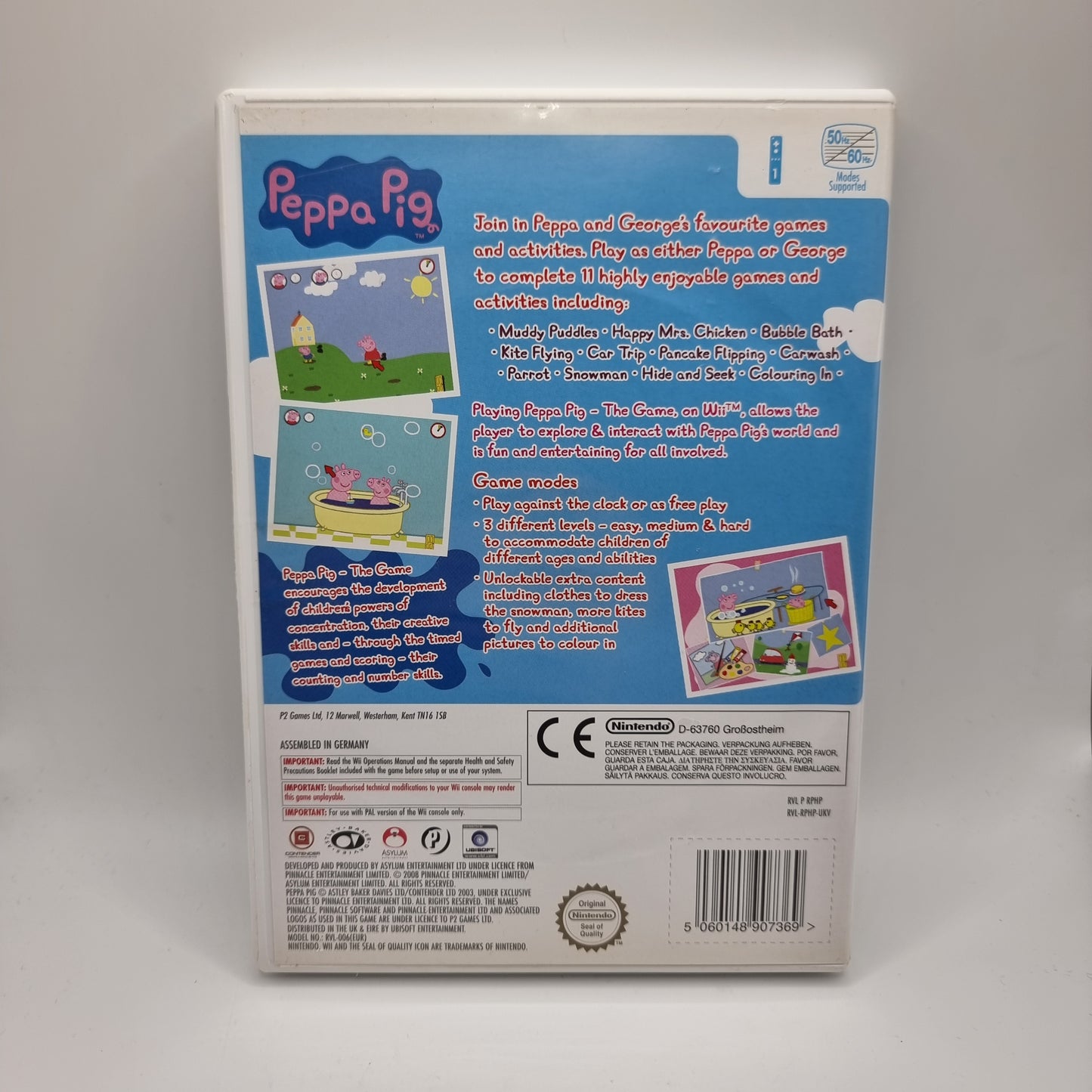 Peppa Pig The Game Wii Game