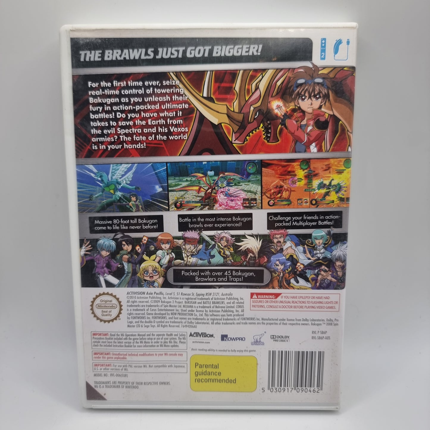 Bakugan - Defenders of the Core Wii Game