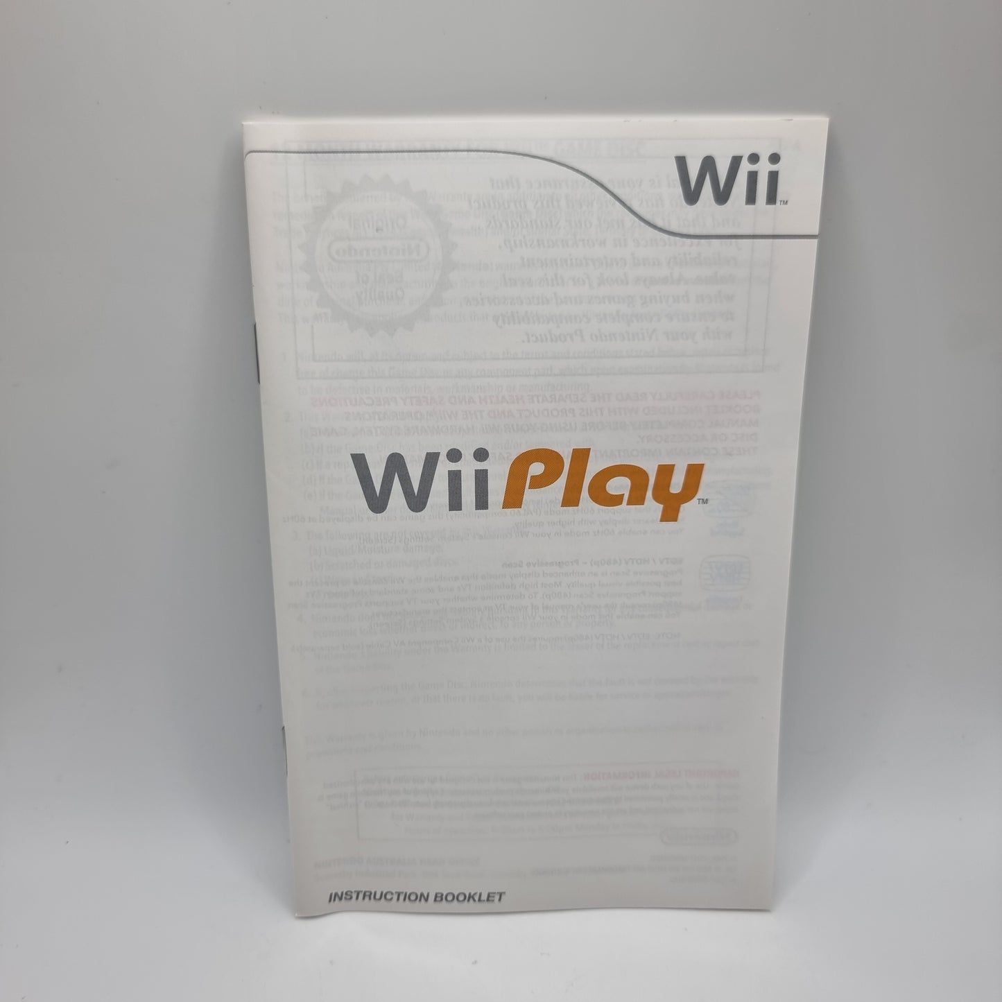 Wii Play Wii Game