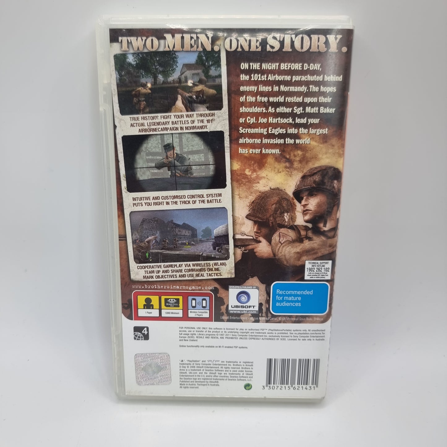 Brothers in Arms D-Day PSP Game