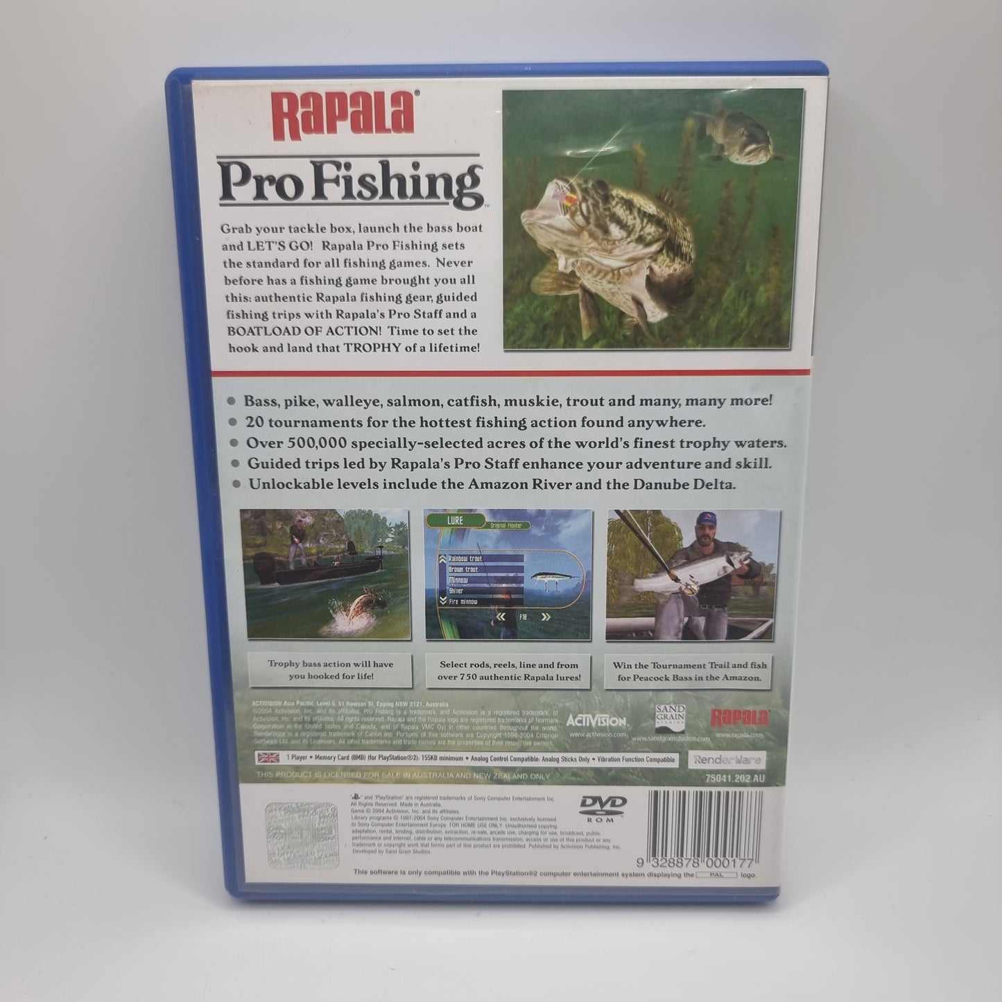 Rapala Pro Fishing PS2 Game