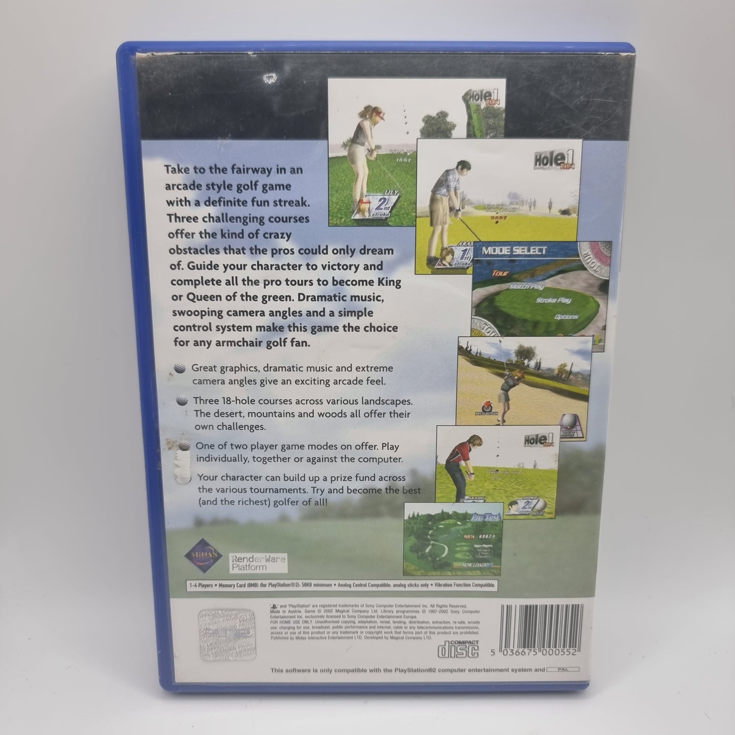 Go Go Golf PS2 Game