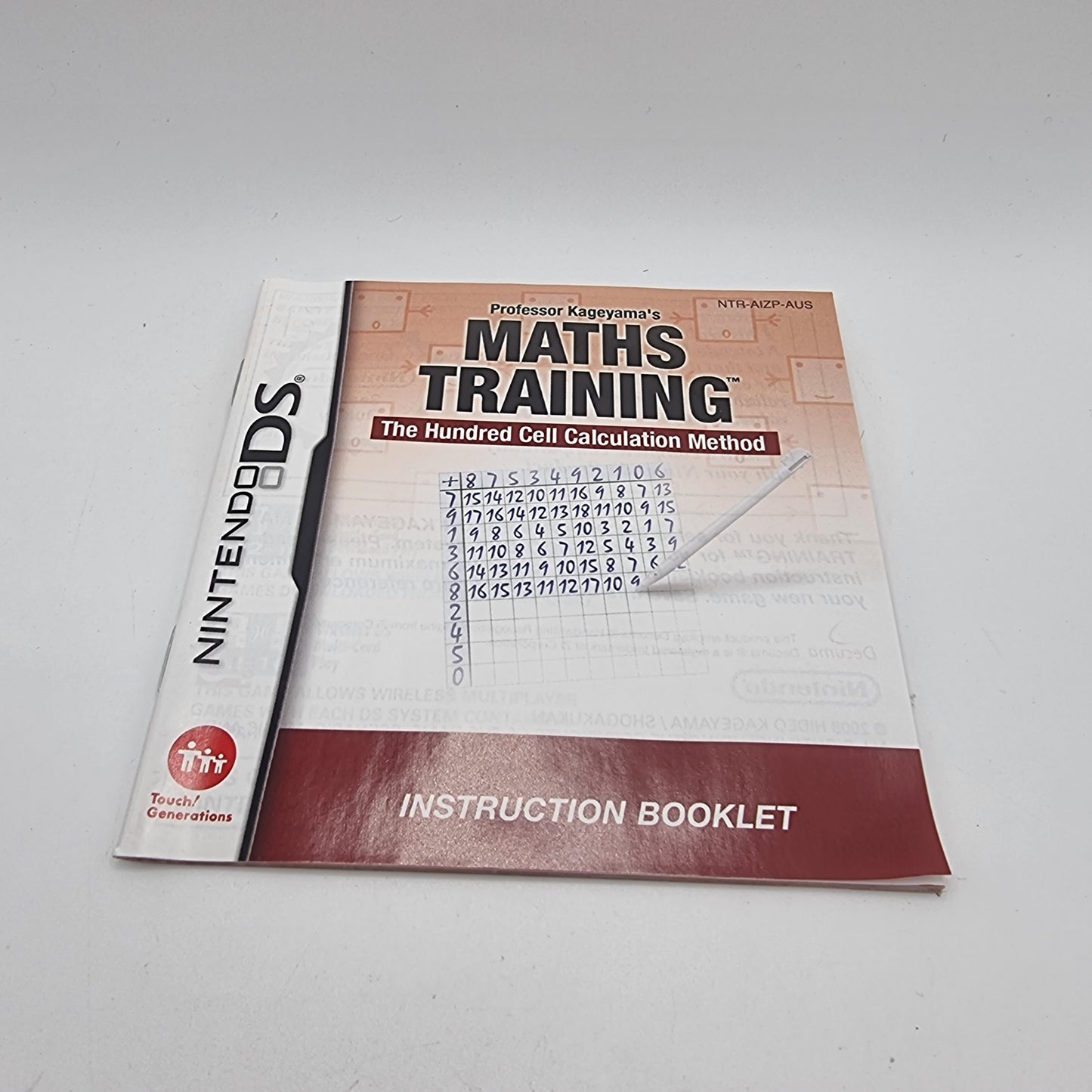 Maths Training DS Game