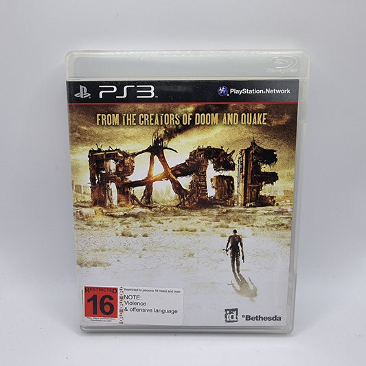 Rage PS3 Game