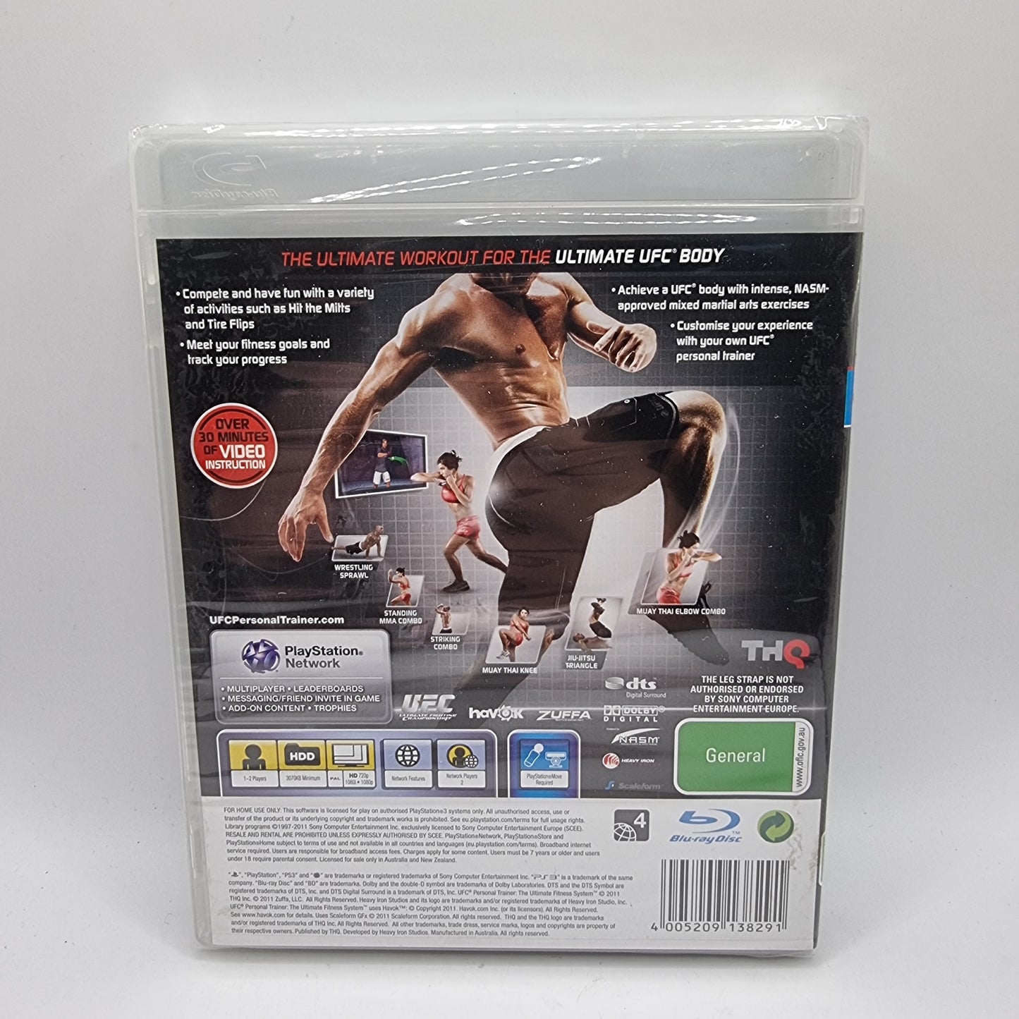 UFC Personal Trainer - The Ultimate Fitness System PS3 Game