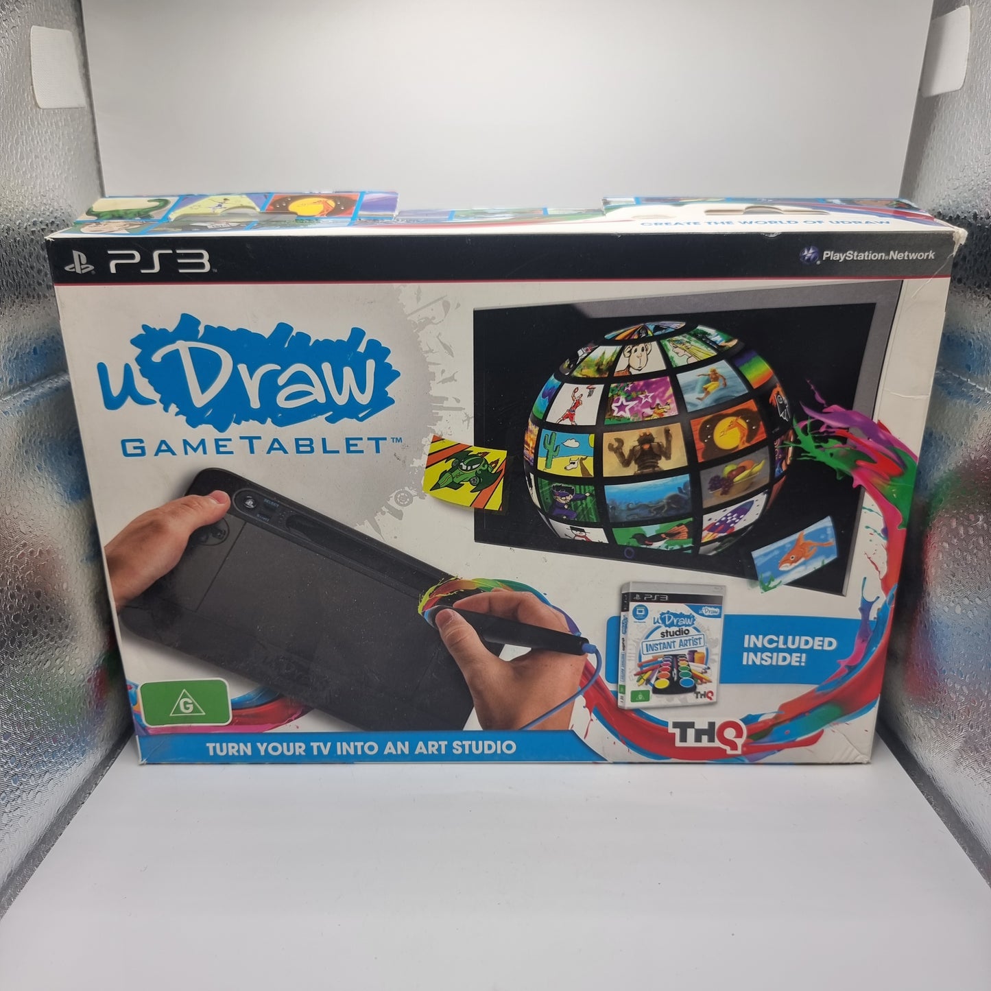 U Draw Game Tablet Studio Instant Artist PS3 Game