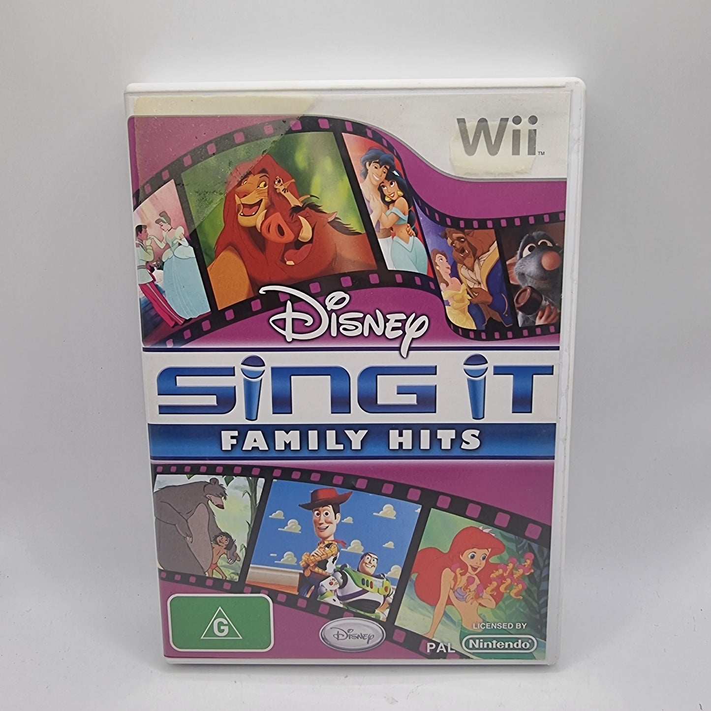 Disney Sing It Family Hits Wii Game & Microphone