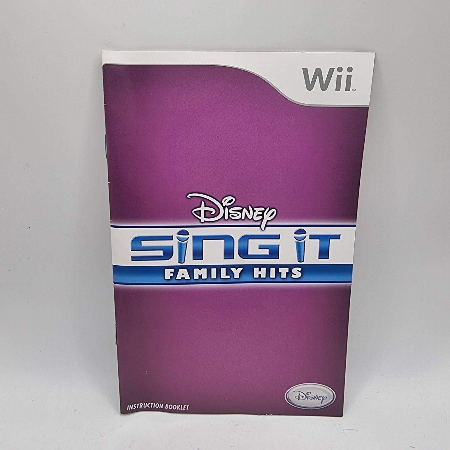 Disney Sing It Family Hits Wii Game & Microphone