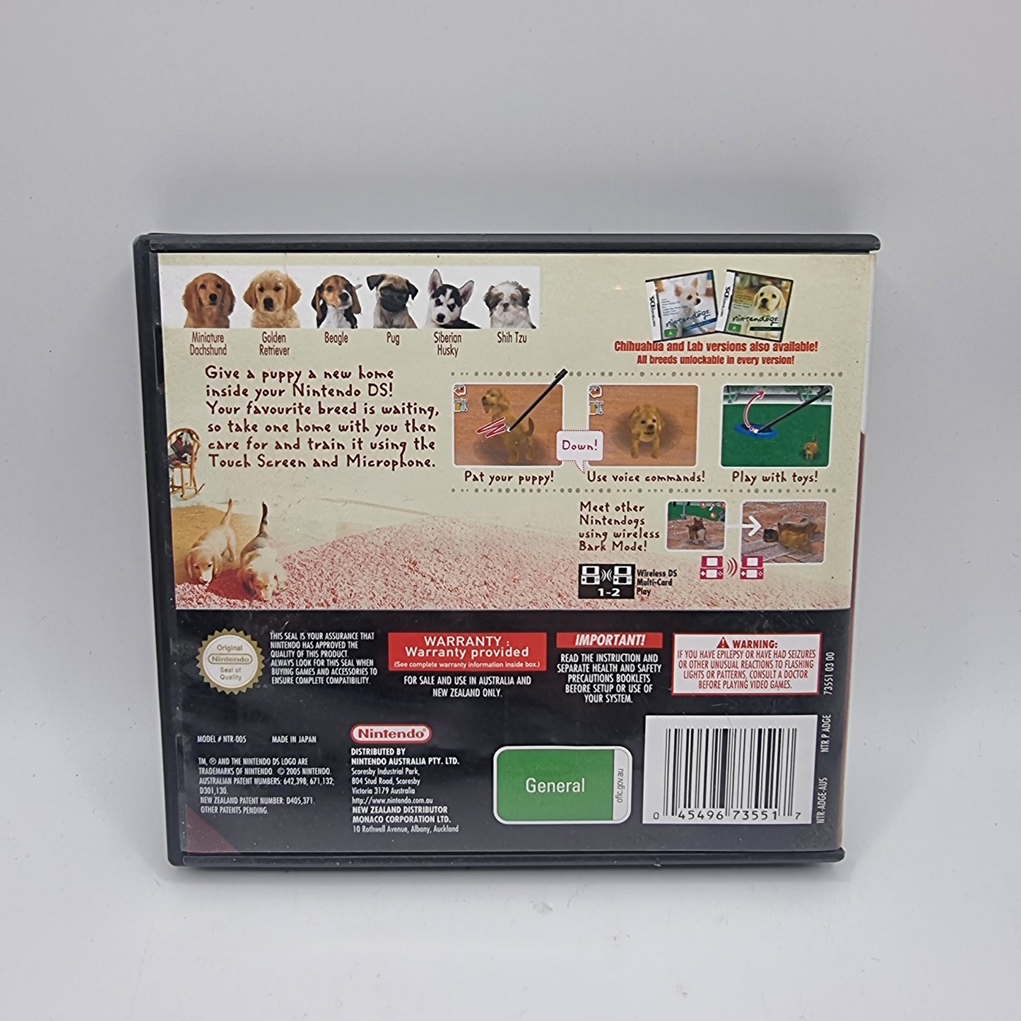 Nintendogs Dachshund & Friends DS Game