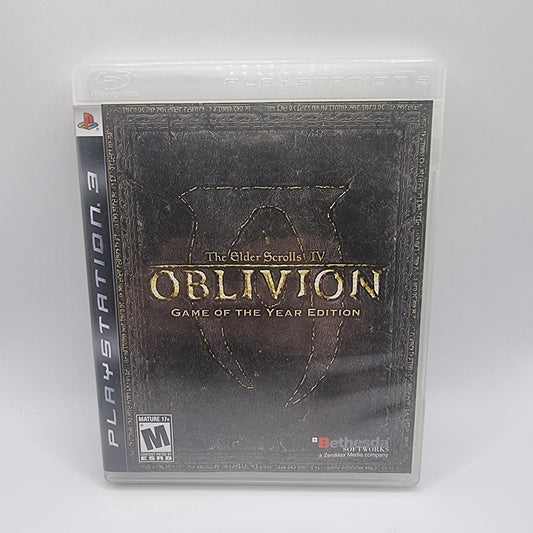 The Elder Scrolls IV Oblivion - Game of the Year Edition PS3 Game