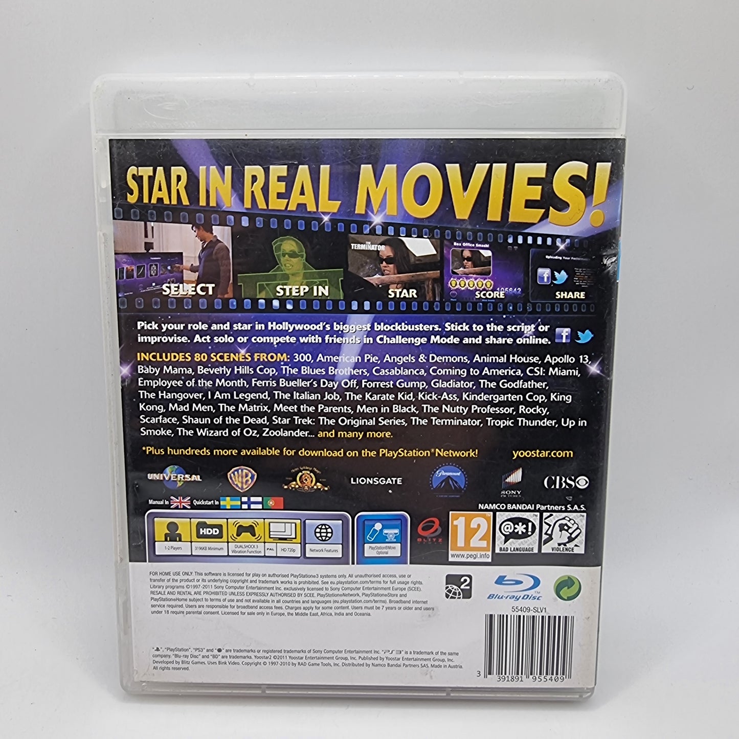 Yoostar 2 In the Movies PS3 Game