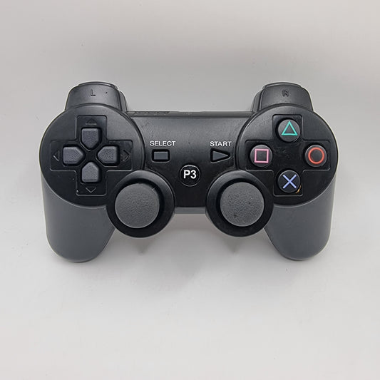 Aftermarket Black Wireless PS3 Playstation 3 Dual Shock Controller