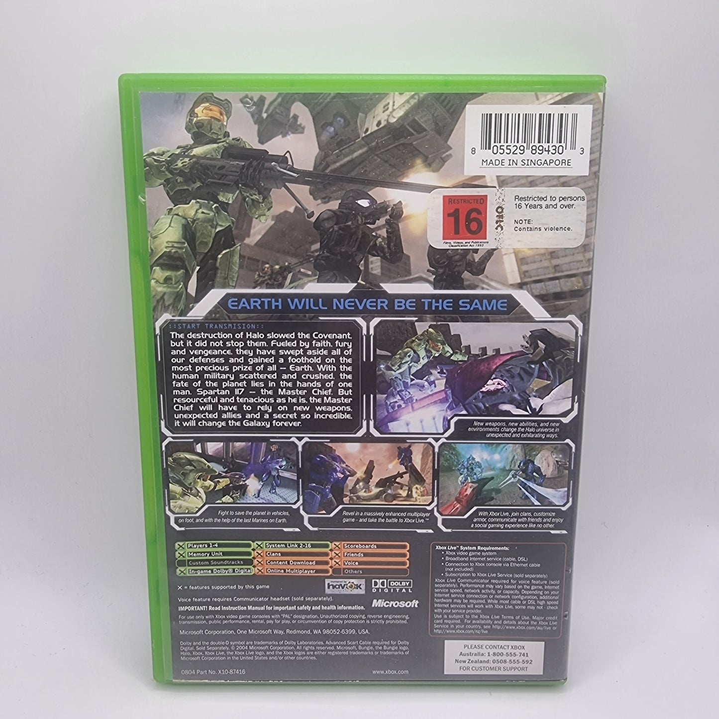 Halo 2 Xbox Game