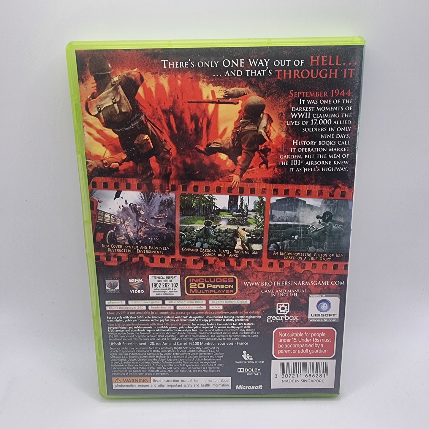 Brothers In Arms - Hell's Highway Xbox 360 Game