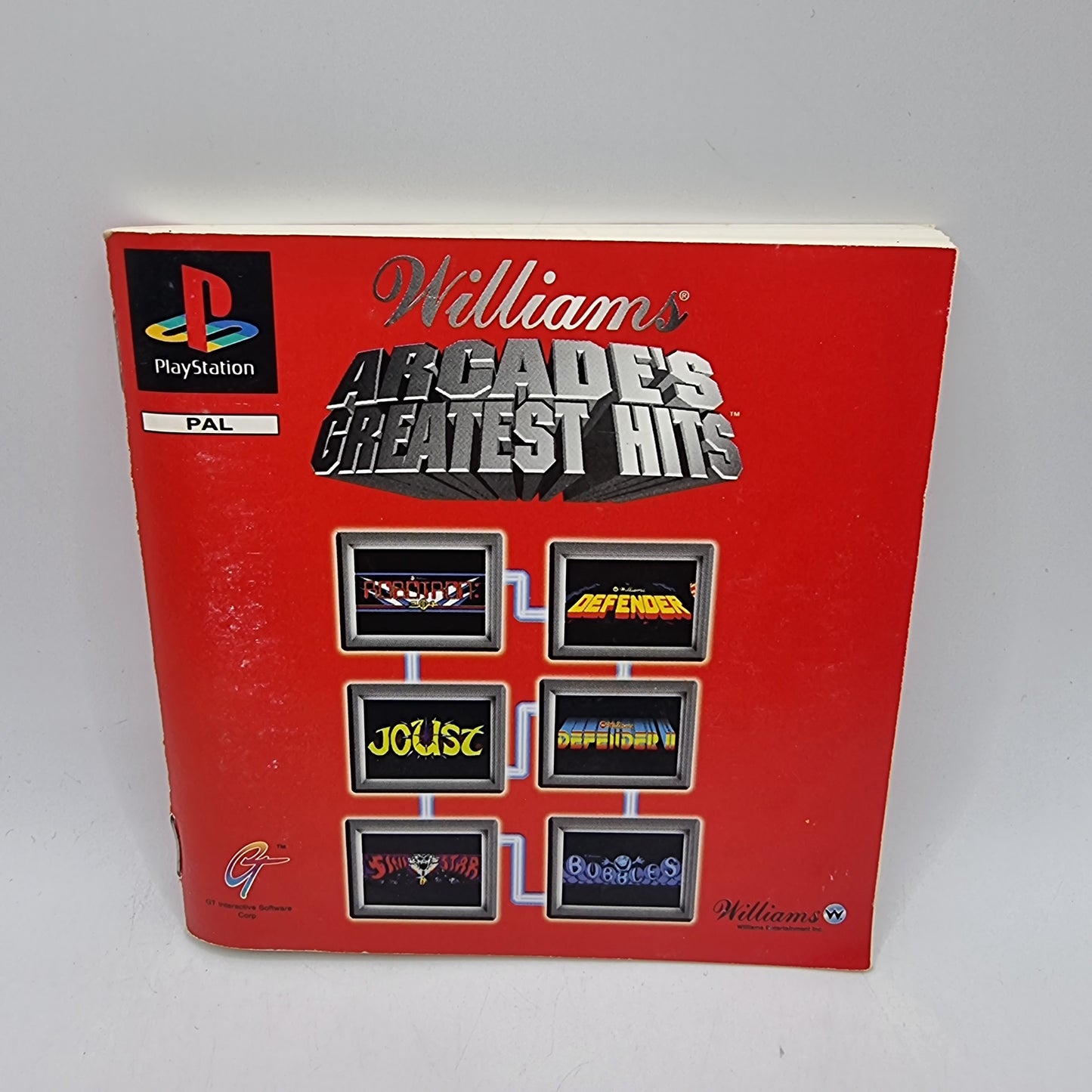 Williams Arcade Greatest Hits PS1 Game