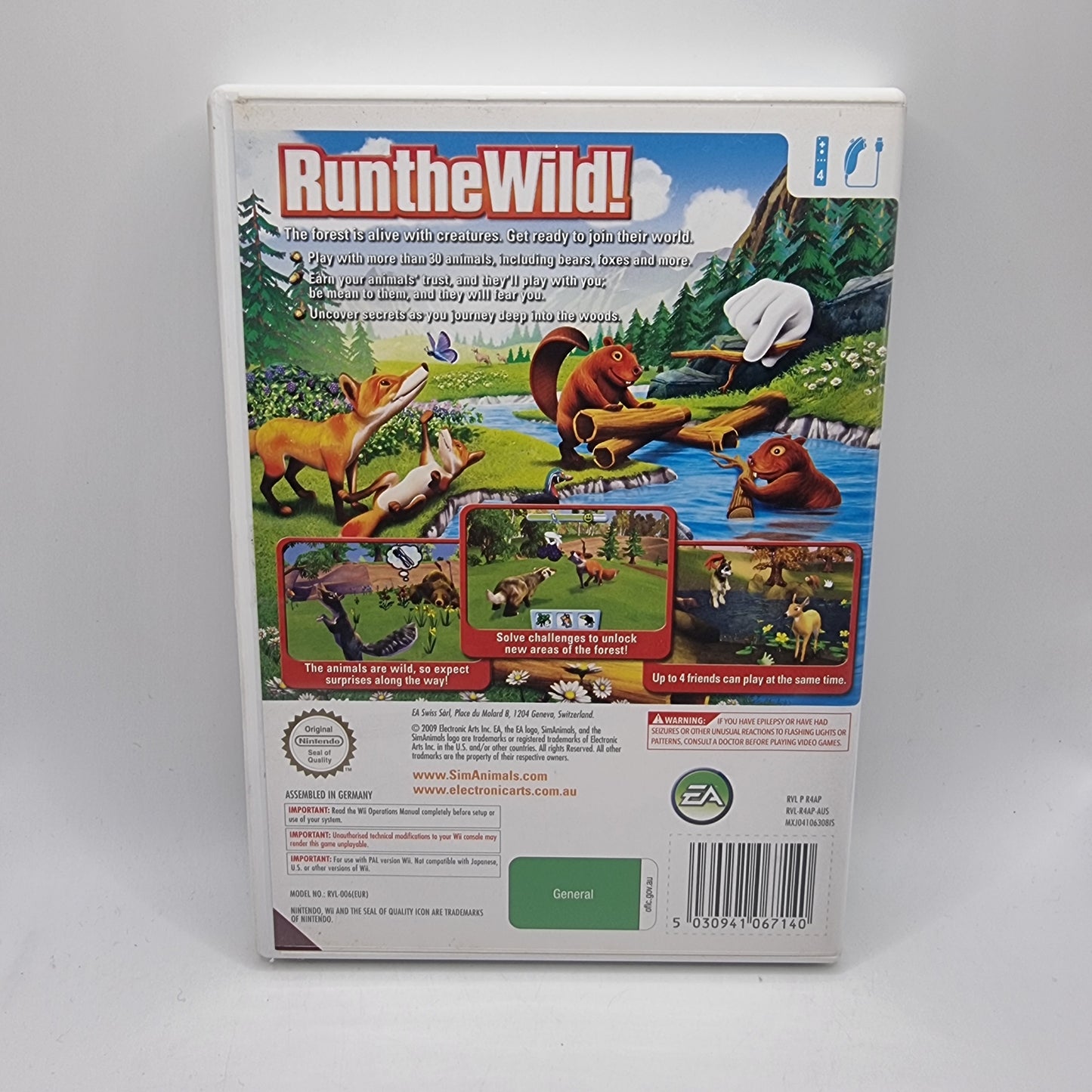 Sim Animals Wii Game