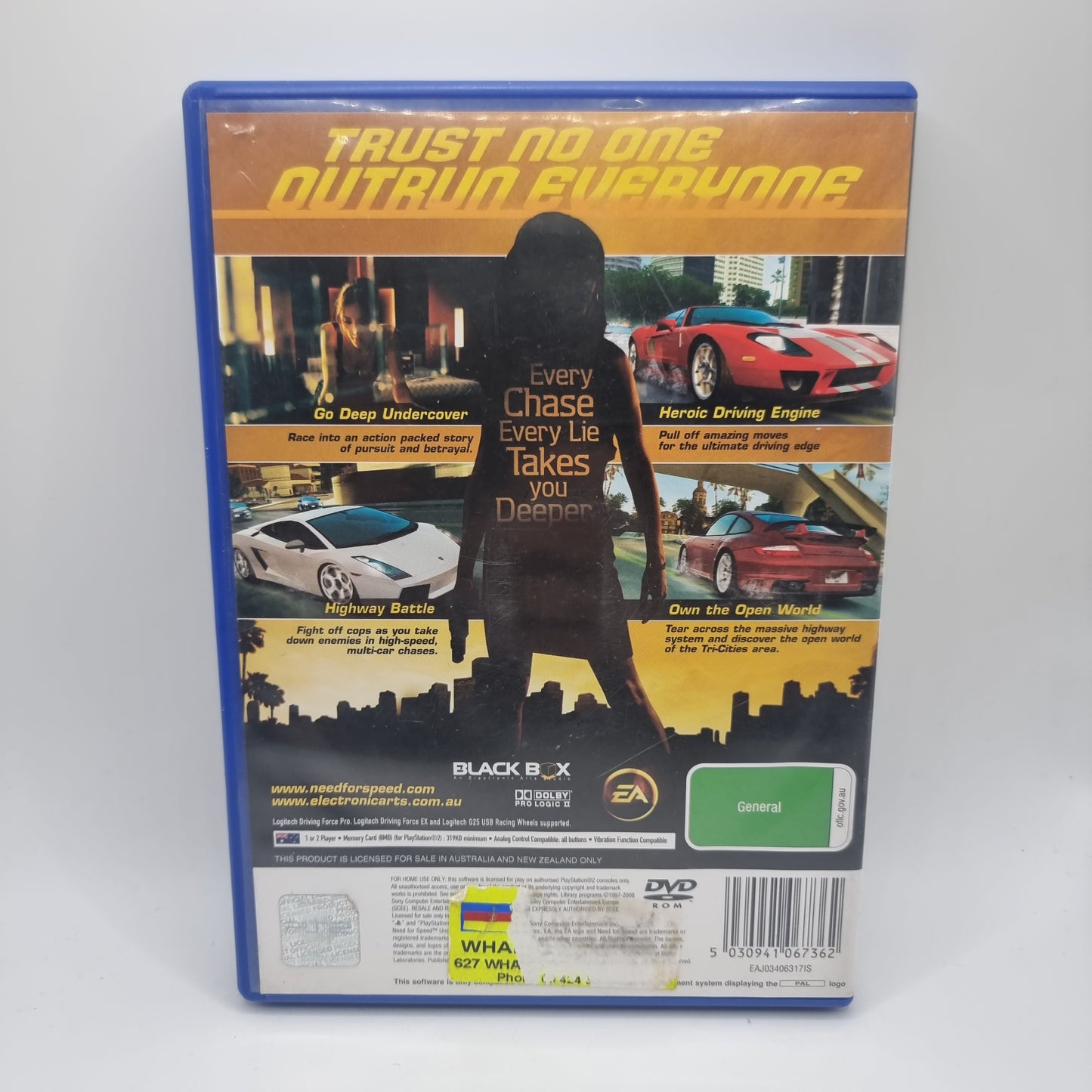 Need for Speed Undercover PS2 Game