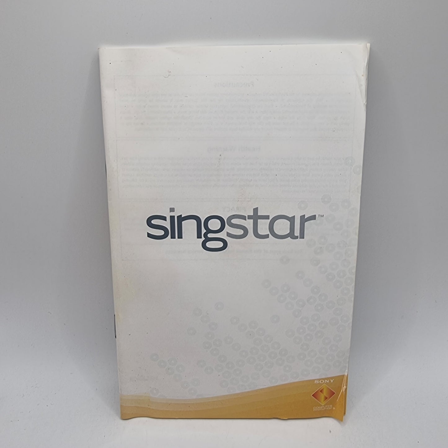 Singstar PS2 Game