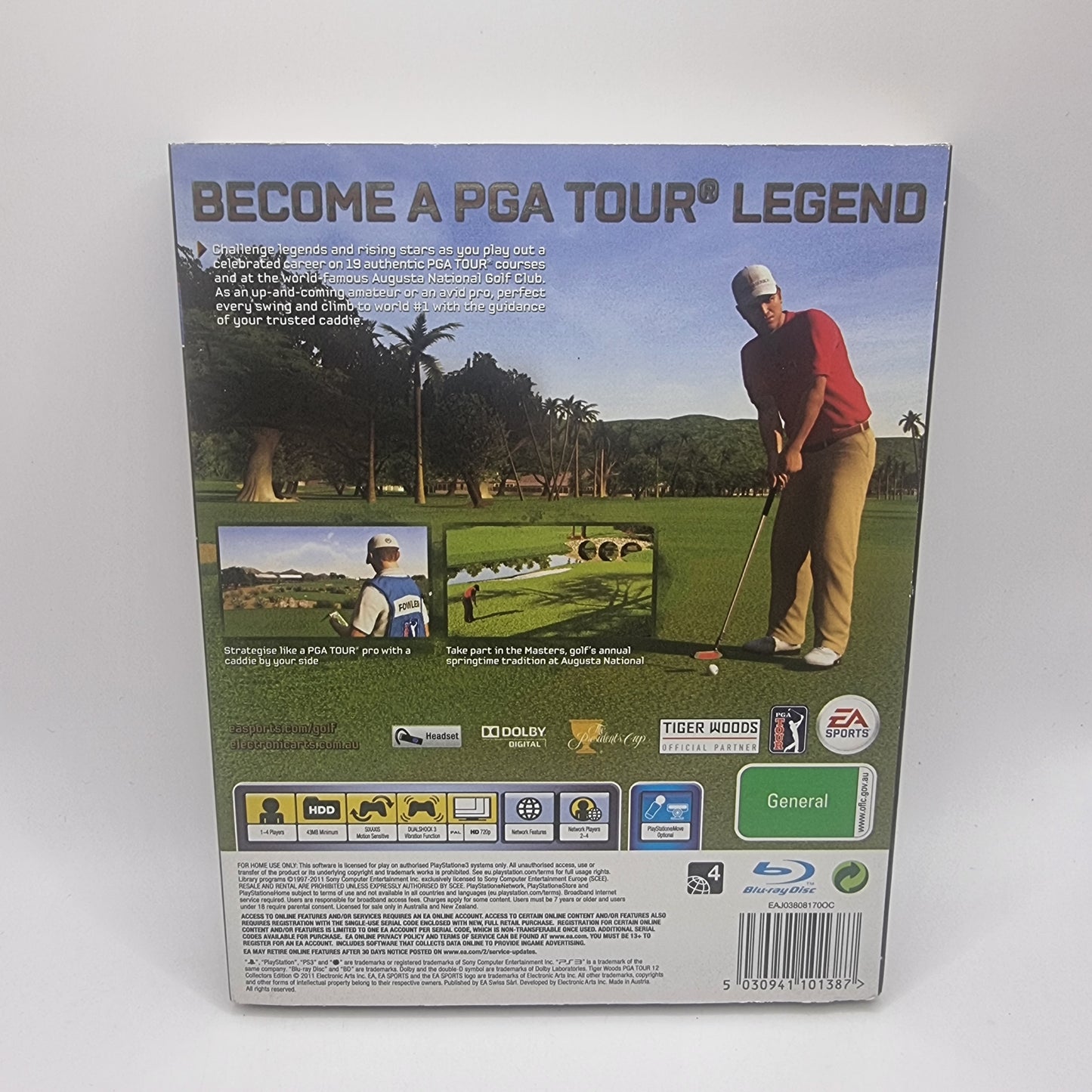 Tiger Woods PGA Tour 12 Collector's Edition PS3 Game