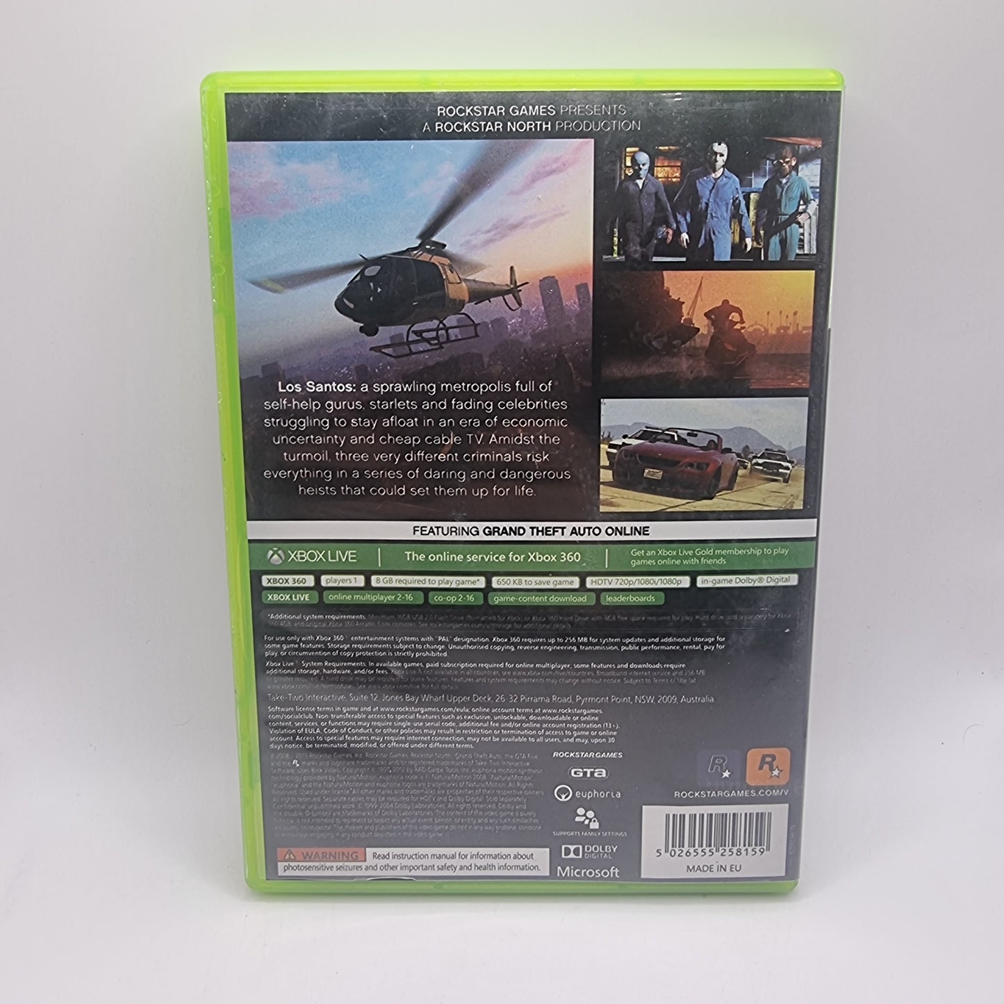 Grand Theft Auto V Xbox 360 Game