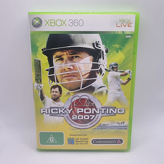 Ricky Ponting 2007 Xbox 360 Game