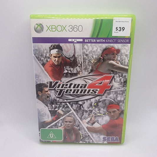 Virtua Tennis 4 Xbox 360 Game