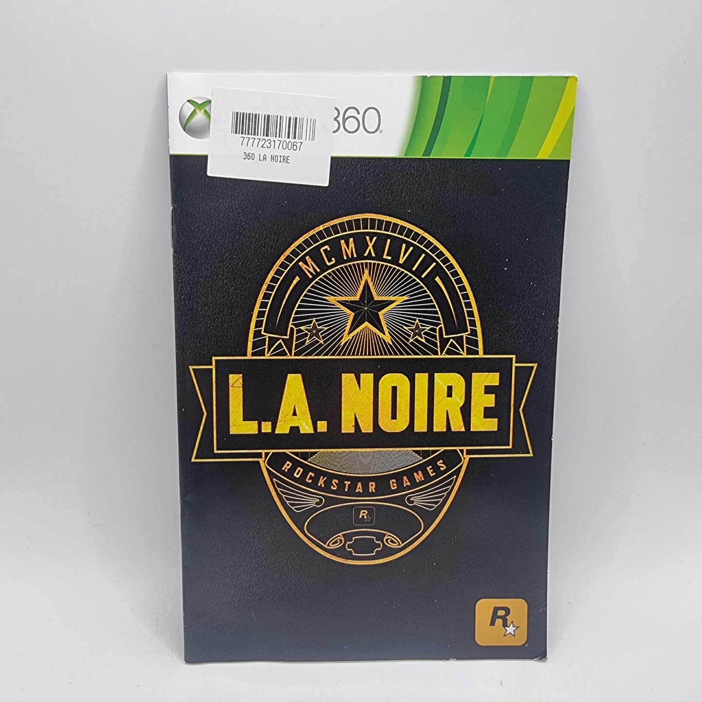 L.A. Noire Xbox 360 Game