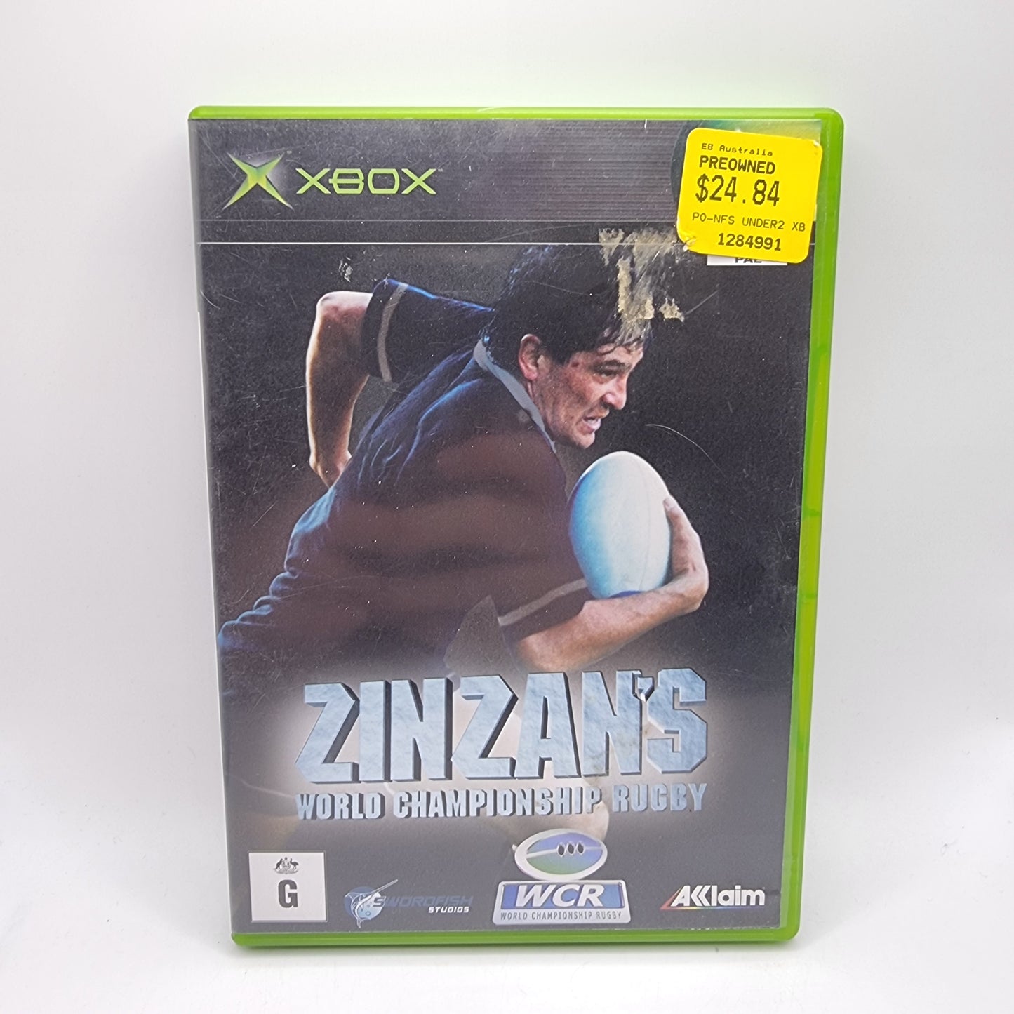 Zinzan's World Championship Rugby Xbox Game