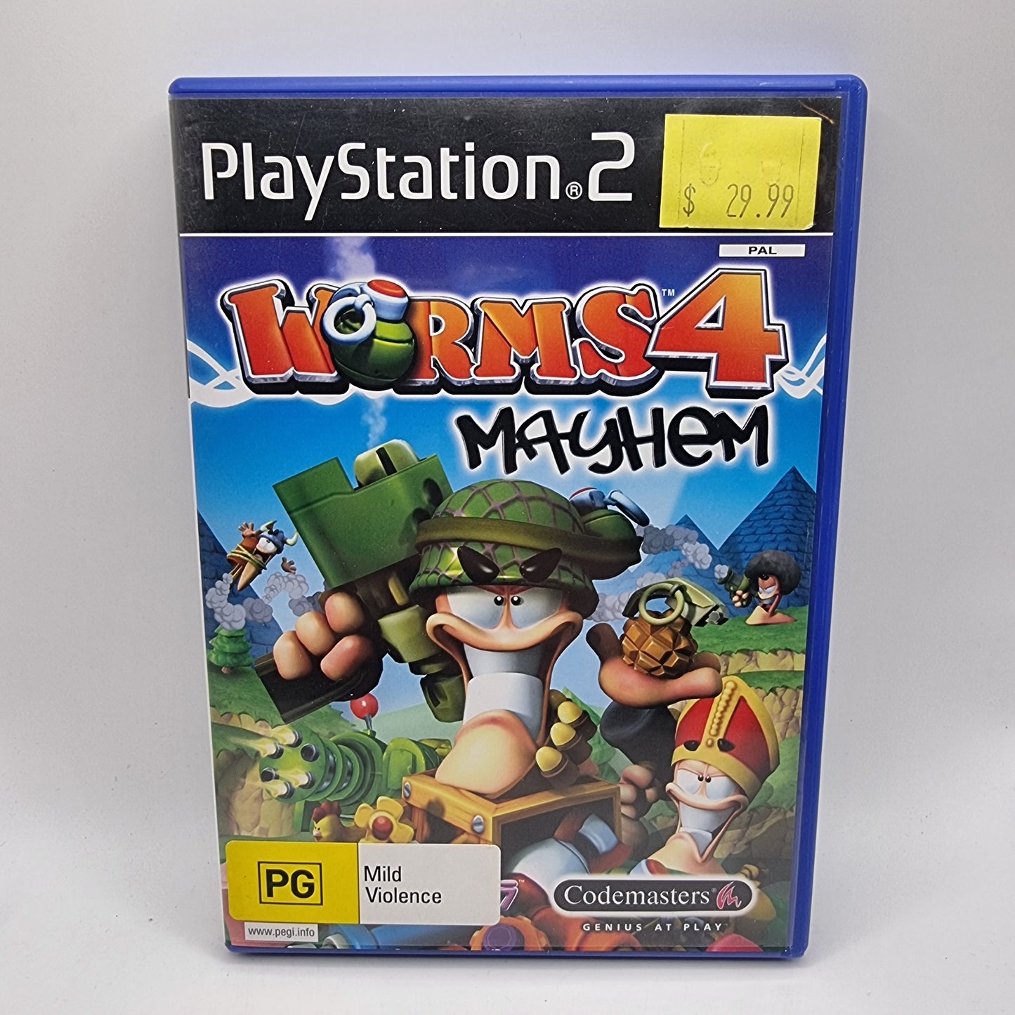 Worms 4 Mayhem PS2 Game