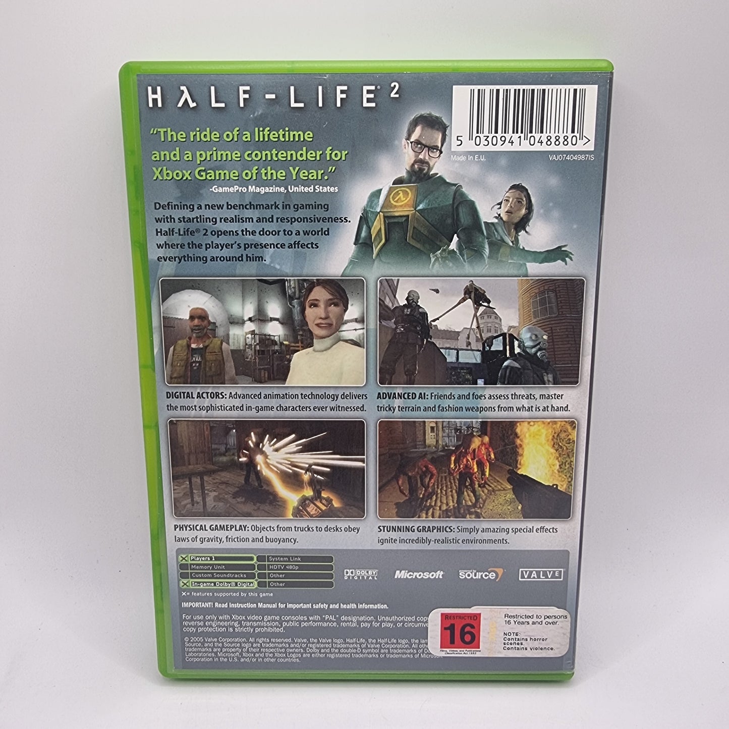 Half-Life 2 Xbox Game