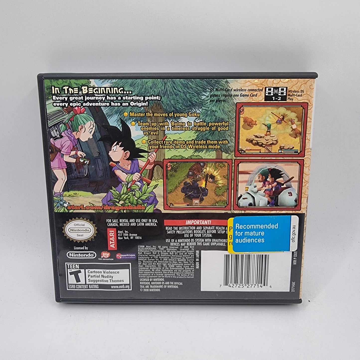 Dragon Ball Origins DS Game