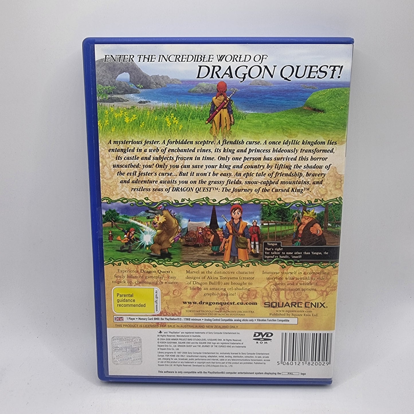 Dragon Quest - The Journey of the Cursed King PS2 Game