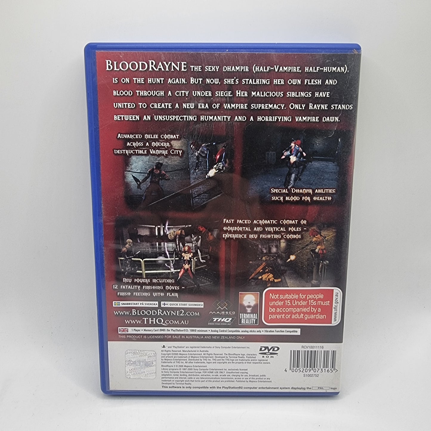 BloodRayne 2 PS2 Game