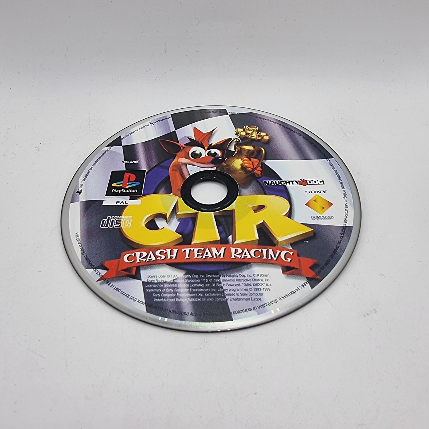 CTR Crash Team Racing PS1 Game - Disc Only