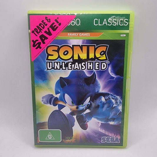 Sonic Unleashed Xbox 360 Game