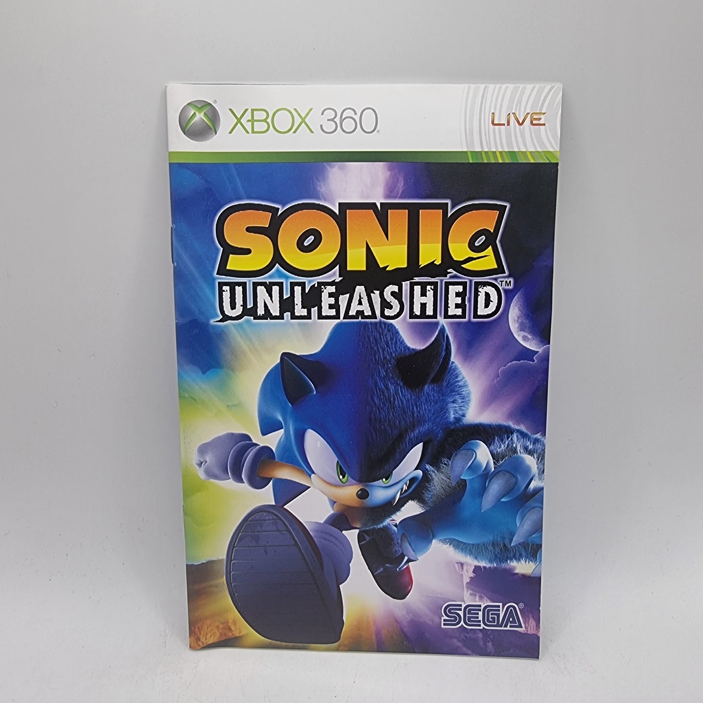 Sonic Unleashed Xbox 360 Game