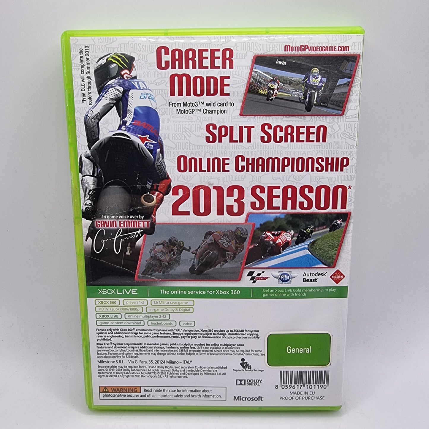 MotoGP 13 Xbox 360 Game